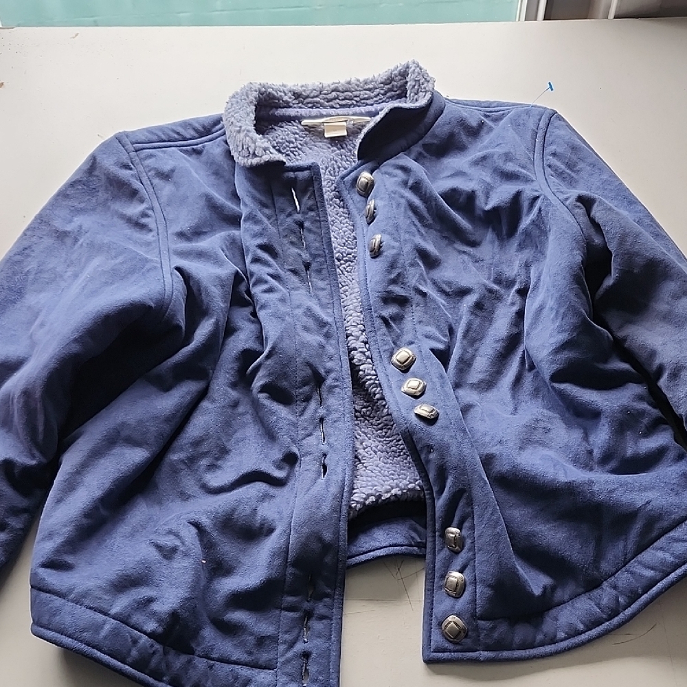 Christopher & Banks Kids Puffer Jacket in Deep Blue